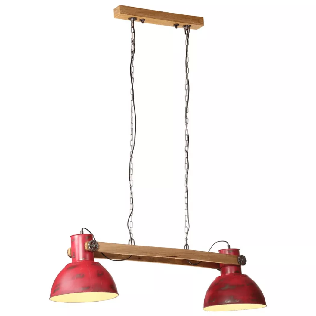 VidaXL – Hängelampe eisen, 60 cm, Rot Bunt
