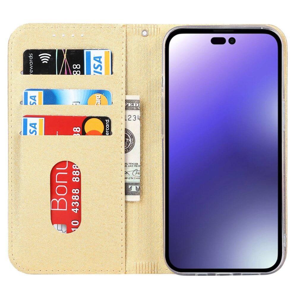 Cover-Discount  iPhone 14 Pro - Silk Texture Flip Case 