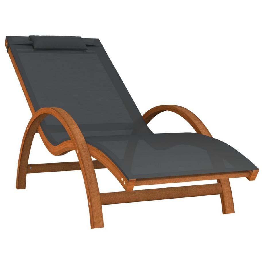 Chaise longue tissu