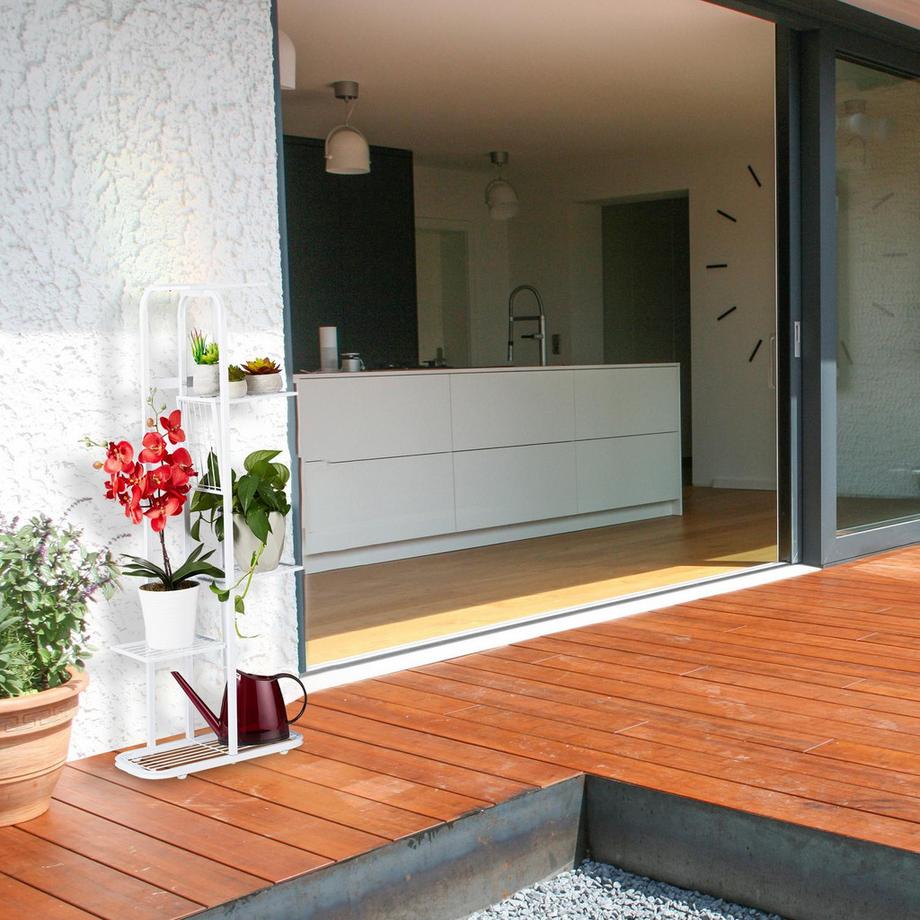 B2X Scala a fiori in metallo 6 piani  