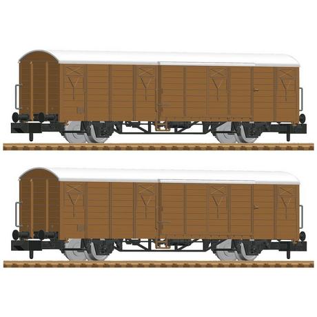 Fleischmann  N 2er-Set Gedeckte Güterwagen der DB-AG 