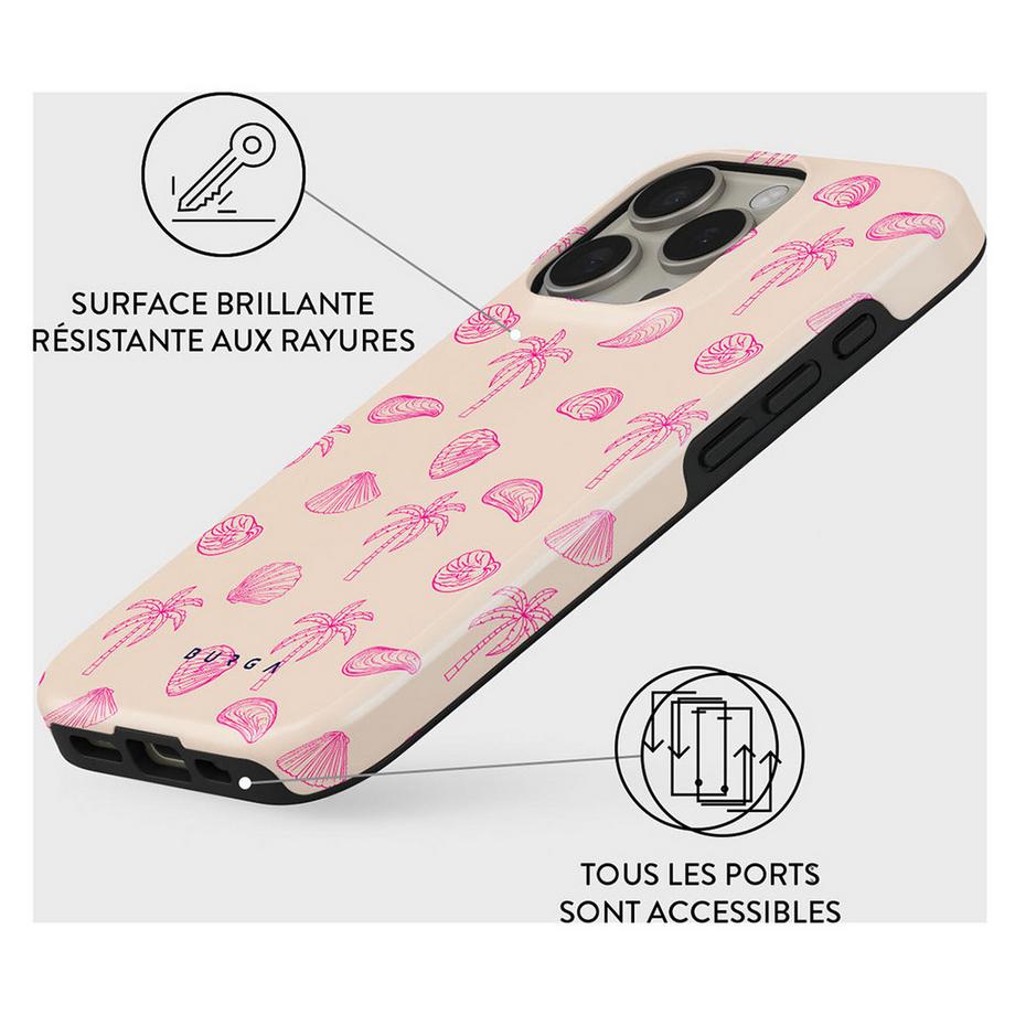 Burga  Custodia per iPhone 16 Pro Max MagSafe Tough Beach Please 