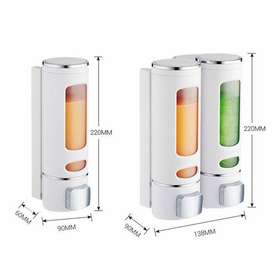 eStore  2x Seifenspender zum Aufhängen, 400 ml 