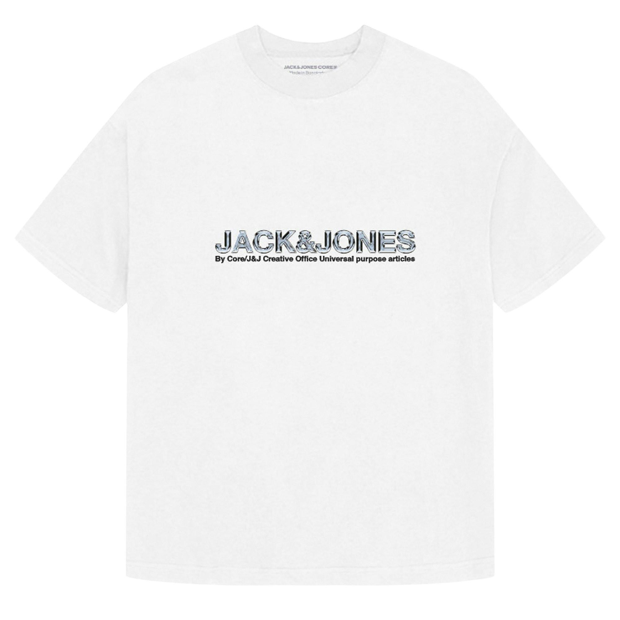 JACK & JONES Dynamic Branding T-shirt Col Rond Lot de 4  