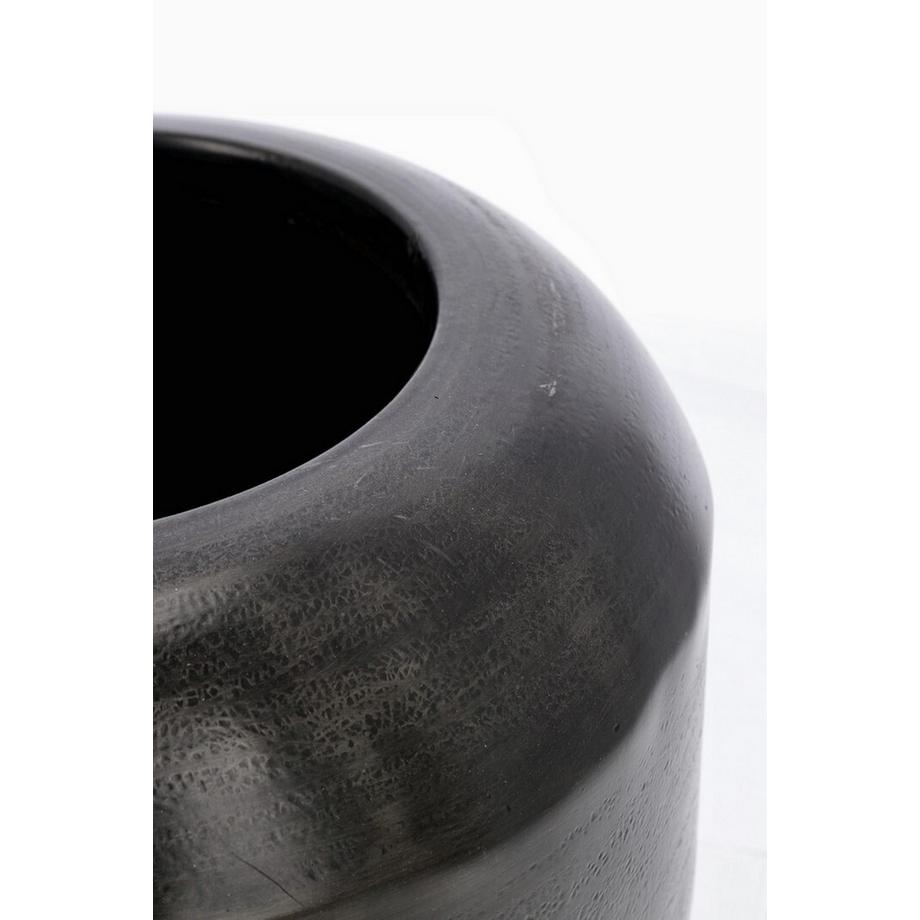 mutoni Pot de fleurs Nadu noir (set de 2)  