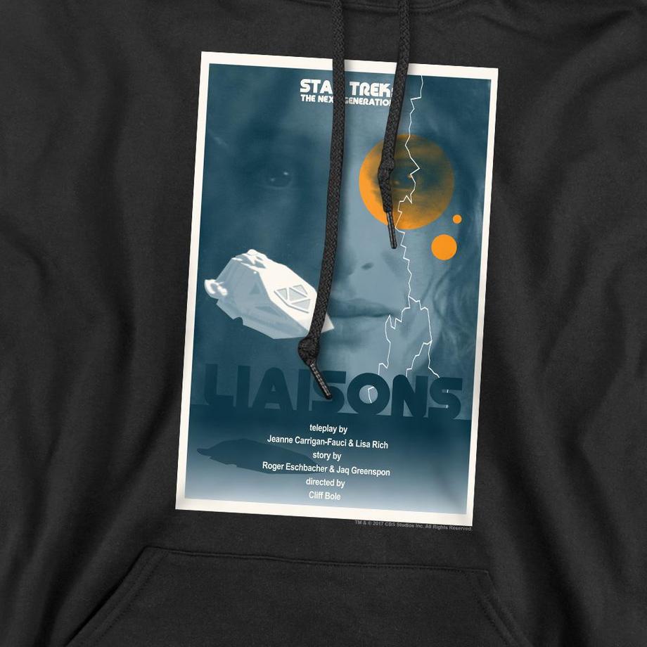 Star Trek The Next Generation Stagione 7 Episodio 2 Felpa con Cappuccio  