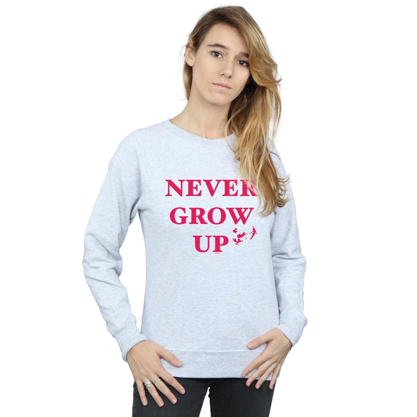 Disney  Never Grow Up Sweatshirt 