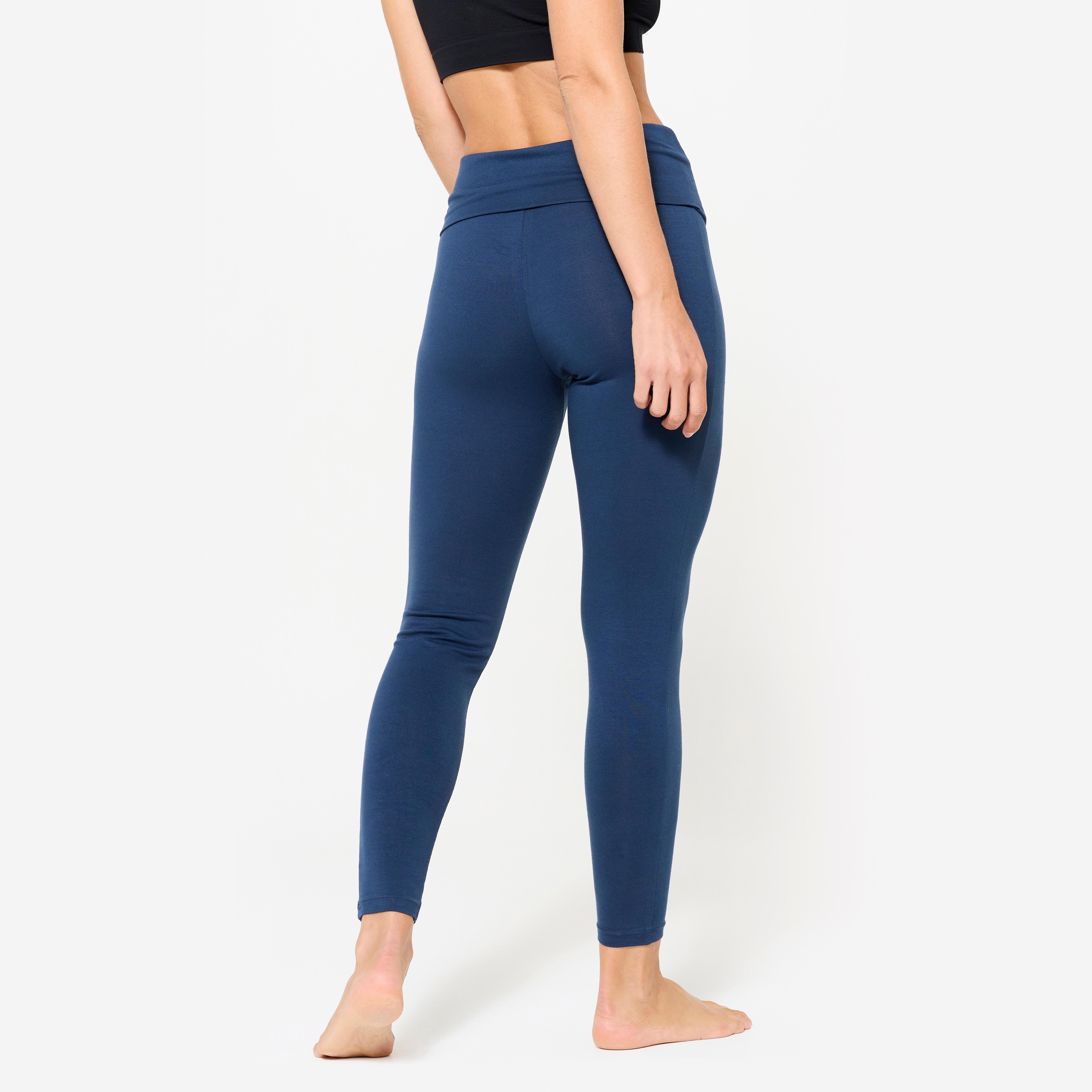 KIMJALY  Leggings yoga donna vita alta cotone 