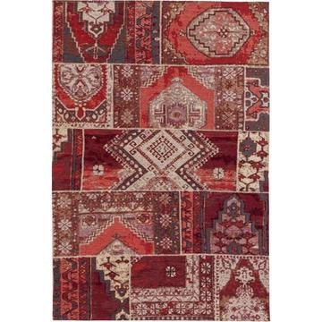 Tappeto a tessitura piatta Stay Rosso