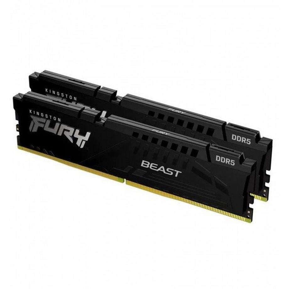 64GB 5600MHz DDR5 CL40 DIMM Kit of 2 FURY Beast Black (2 x 32GB, DDR5-5600, DIMM 288 pin)