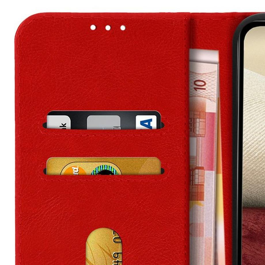 Avizar  Housse Samsung Galaxy A12 Rouge 