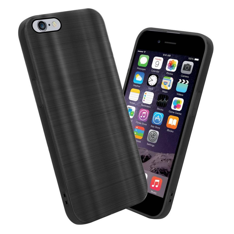 Cadorabo  Hülle für Apple iPhone 6 PLUS  6S PLUS im Brushed Design 
