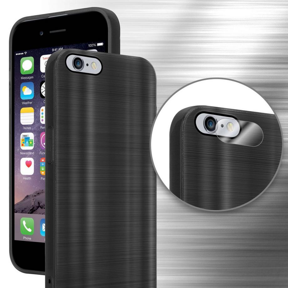 Cadorabo  Hülle für Apple iPhone 6 PLUS  6S PLUS im Brushed Design 