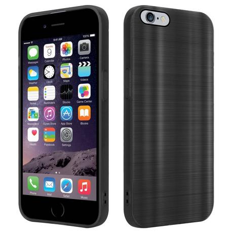 Cadorabo  Housse compatible avec Apple iPhone 6 PLUS / 6S PLUS - Coque de protection en silicone TPU flexible au design brossé 