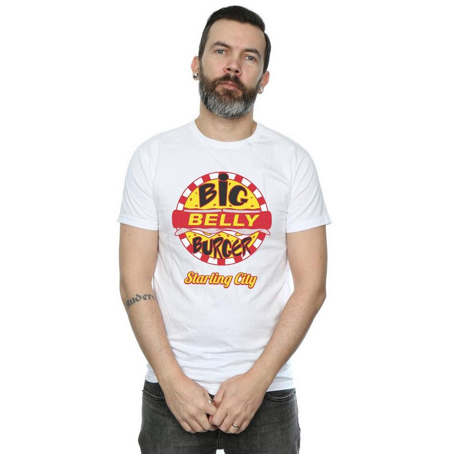 DC COMICS Belly Burger T-Shirt Stampata  