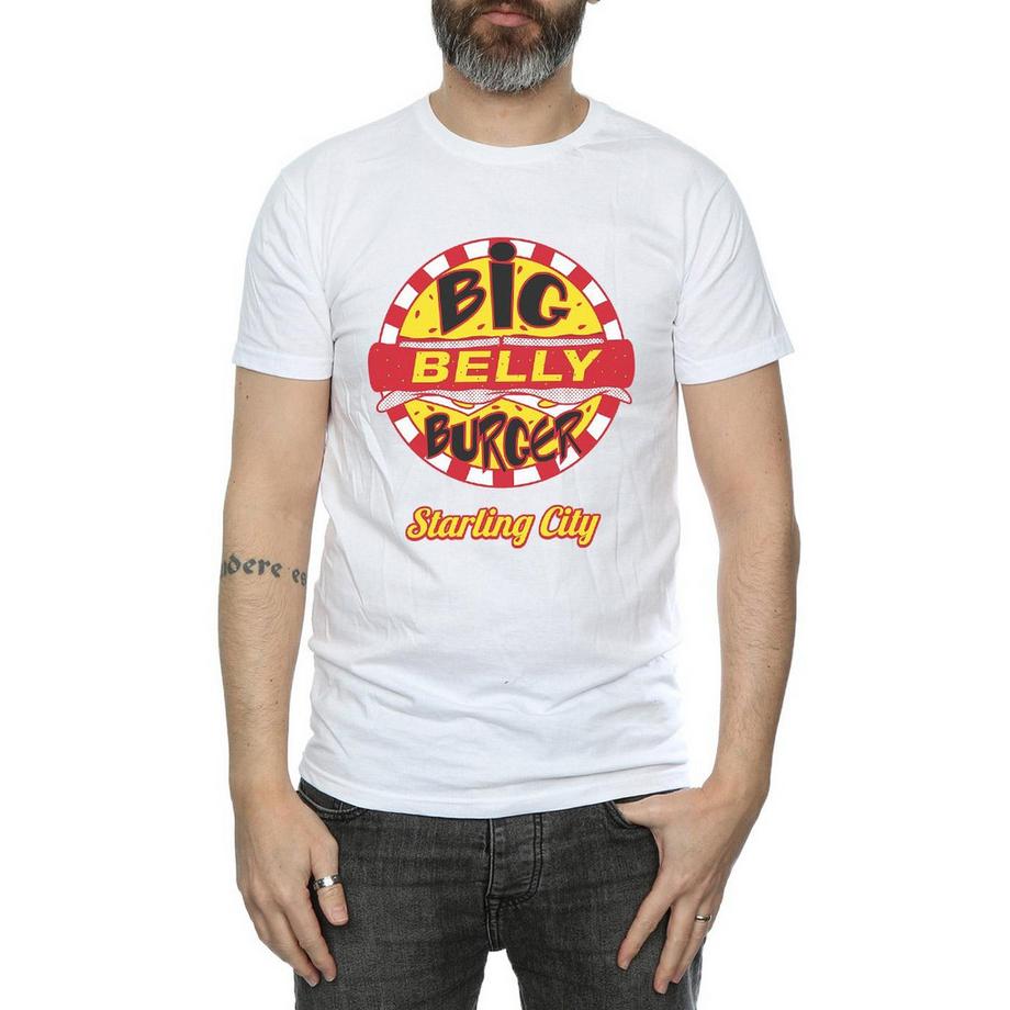 DC COMICS Belly Burger T-Shirt Stampata  