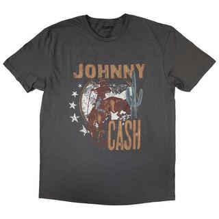 Johnny Cash T-Shirt Stampa Grafica  