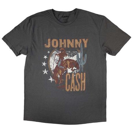 Johnny Cash T-Shirt Stampa Grafica  