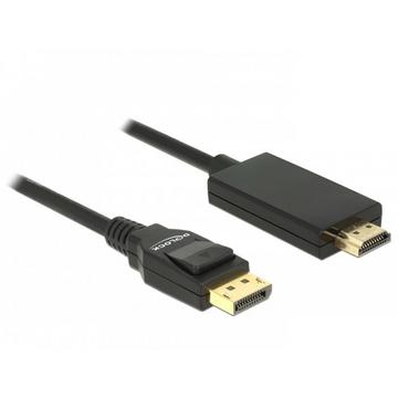 DeLOCK 85316 cavo e adattatore video 1 m DisplayPort HDMI Nero