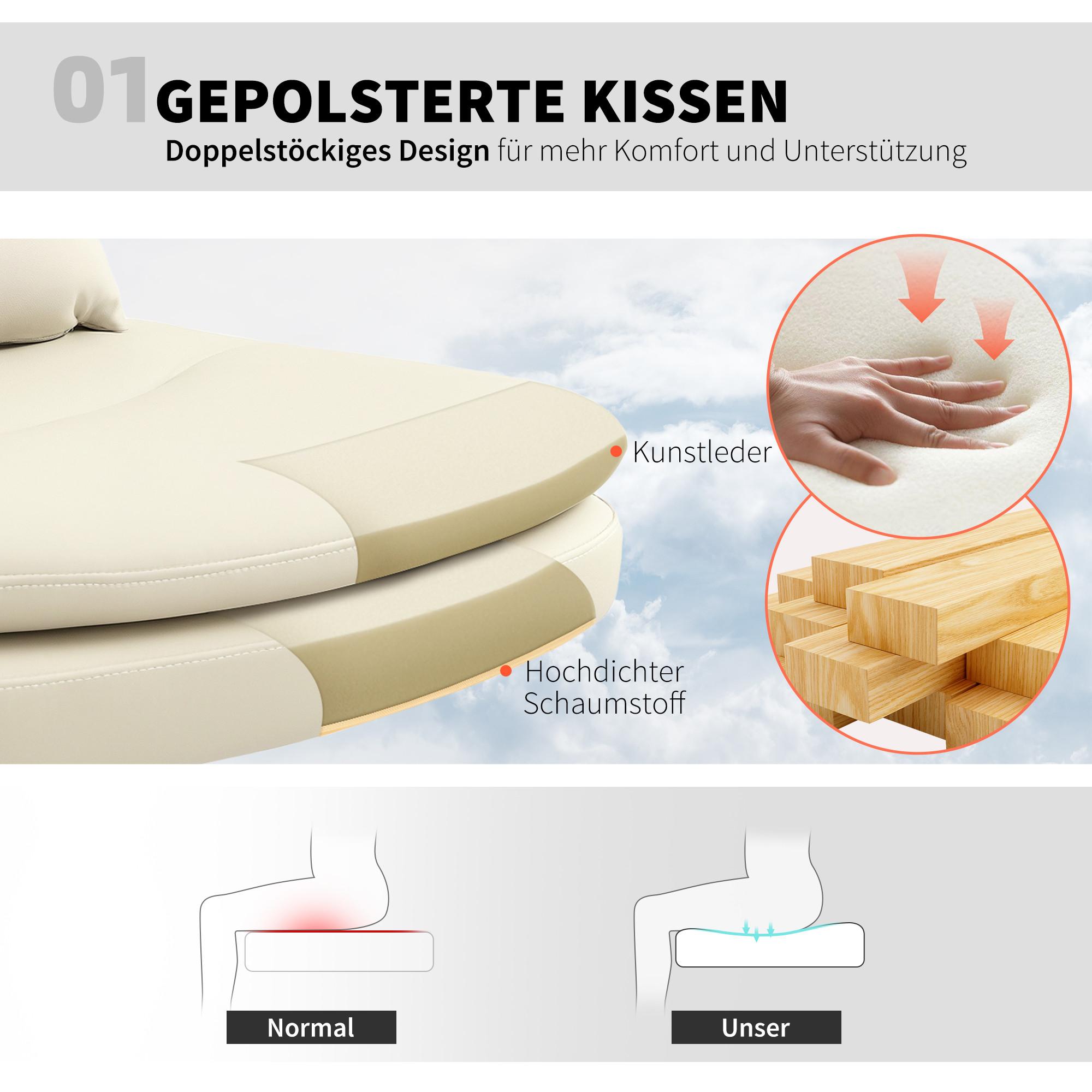 HOMCOM chaise de bureau  