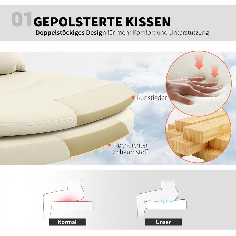 HOMCOM chaise de bureau  