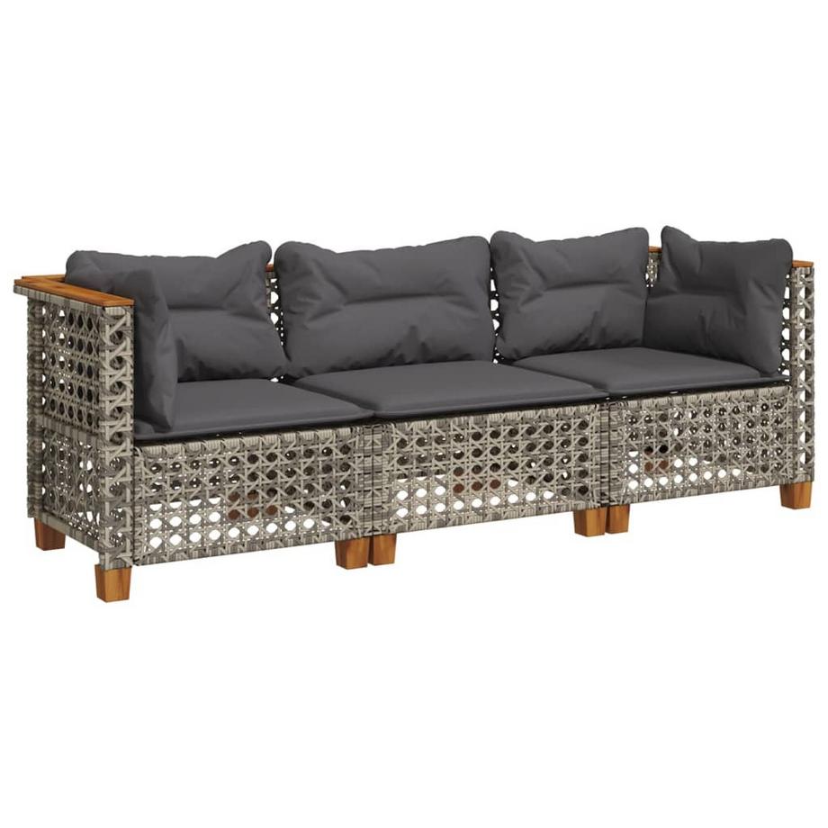 Canapé de jardin rotin synthétique