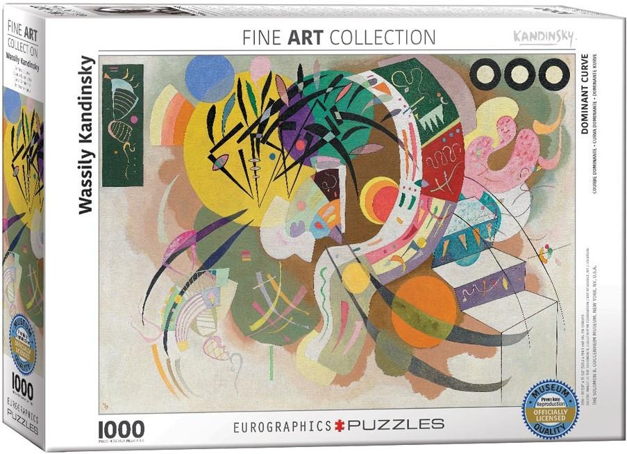 Eurographics  puzzle Wassily Kandinsky Dominante Kurve 1000 Teile 