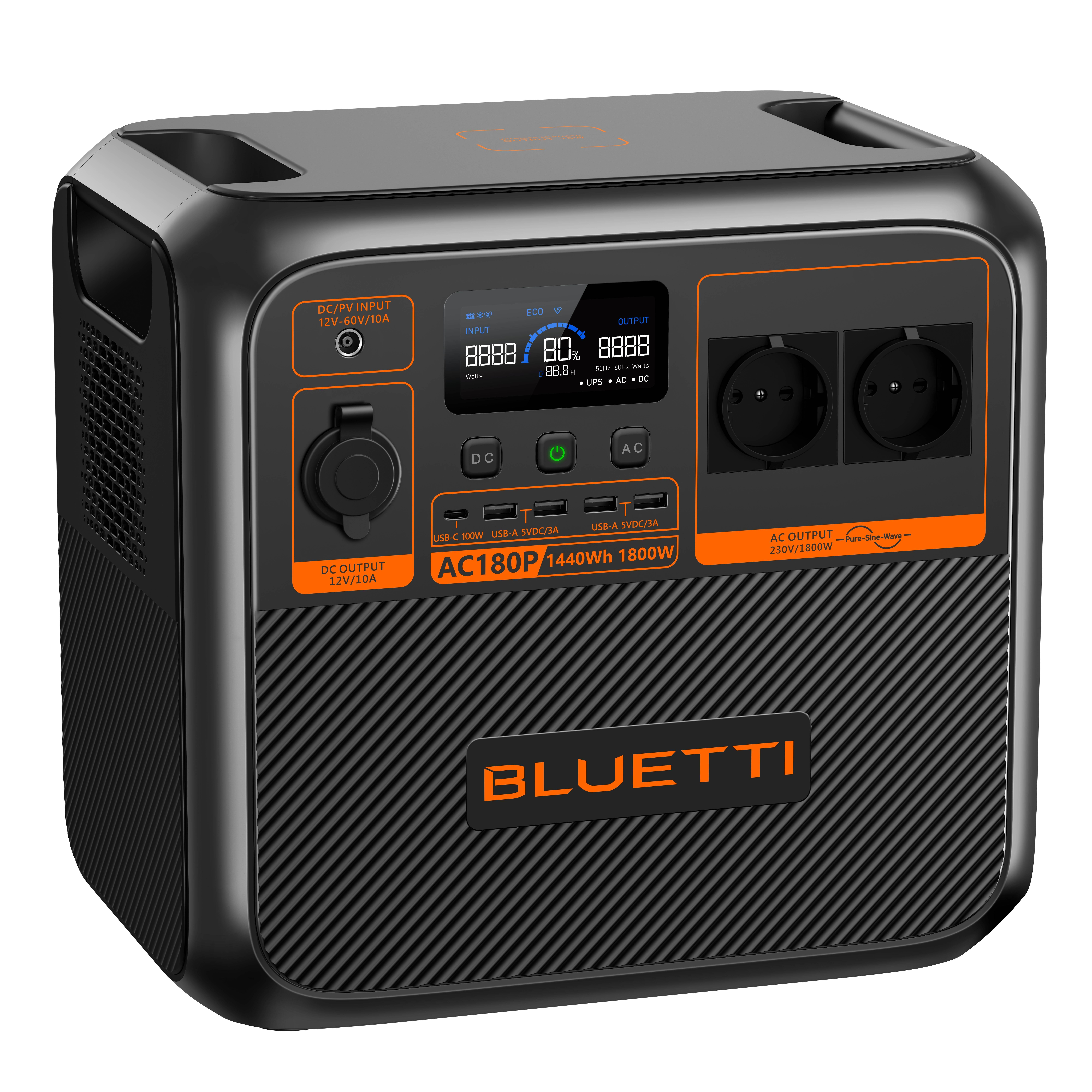 Bluetti  Tragbare Powerstation AC180P 