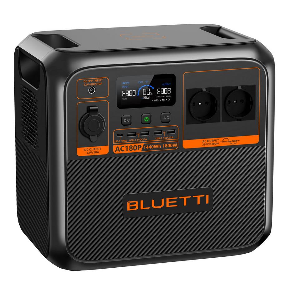 Bluetti  Tragbare Powerstation AC180P 