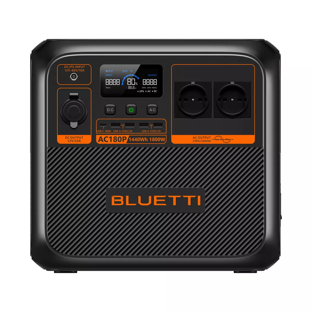 BLUETTI PowerOak AC180P - Portable Power Station - 1440Wh