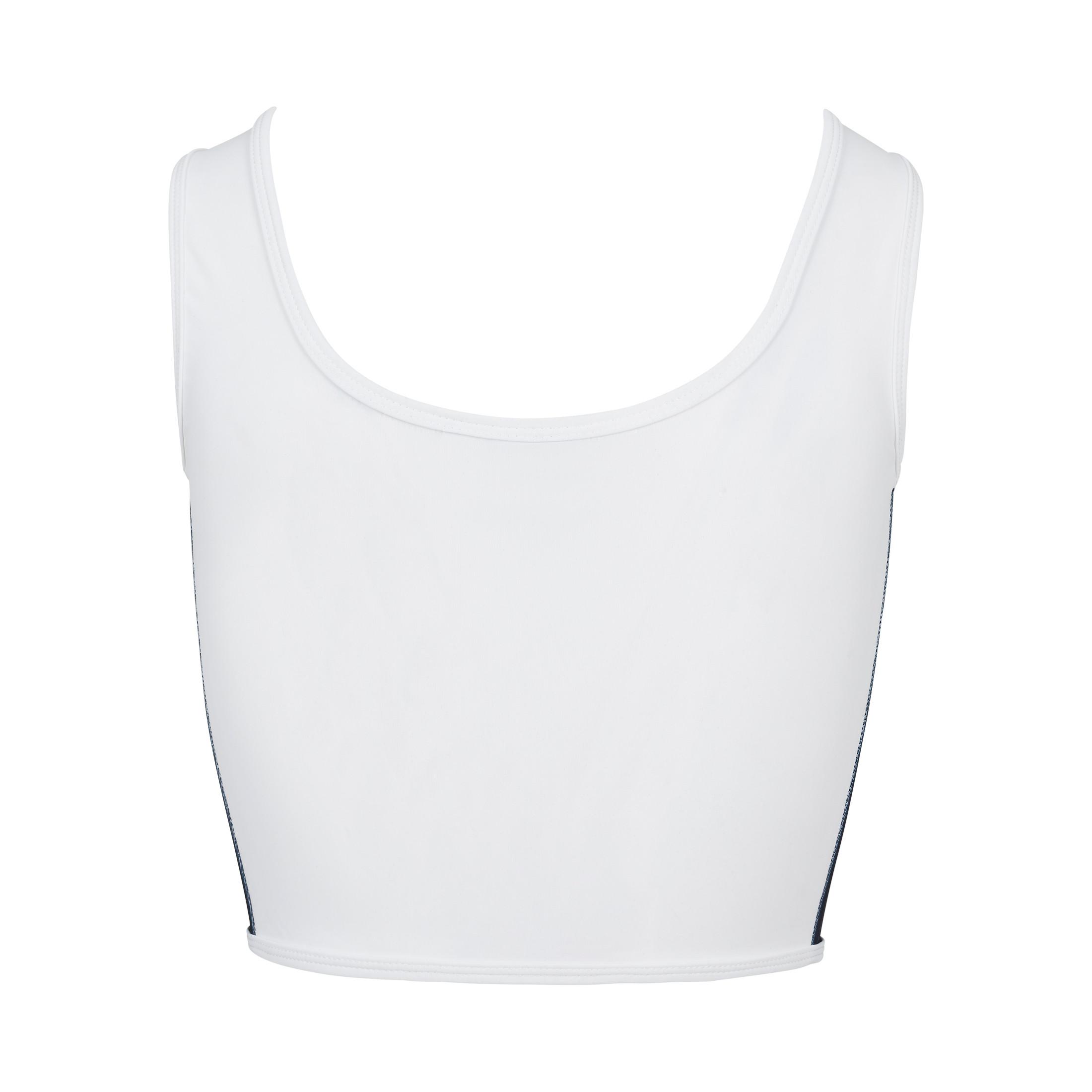 URBAN CLASSICS  crop top urban classic stripe zip 