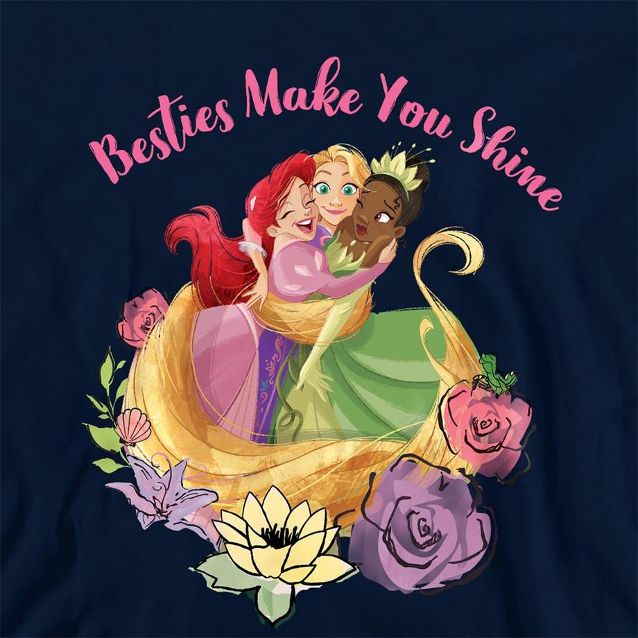 Disney PRINCESS  Besties Shine Kapuzenpullover, Meliert 