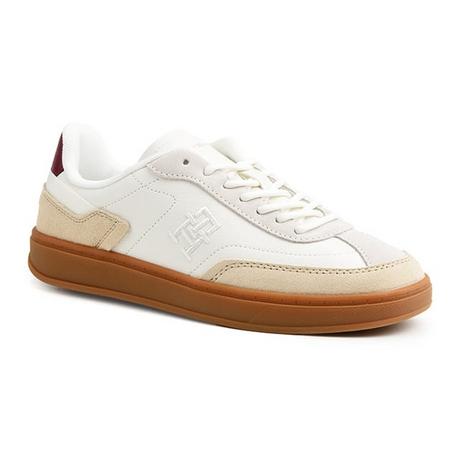 TOMMY HILFIGER  TH HERITAGE COURTSNEAKER LTHR-38 