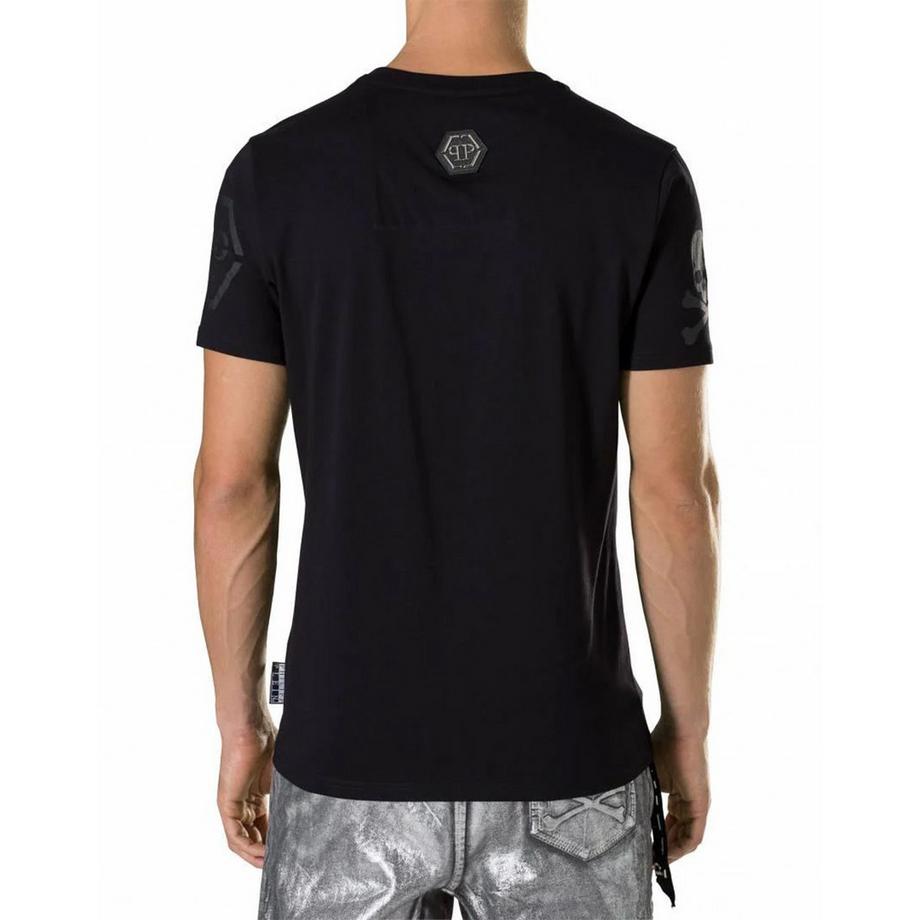 Philipp Plein  Maglietta Logo Monotonediamante 