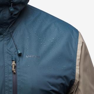 QUECHUA NH500 Imper Herren Wasserdichte Wanderjacke  