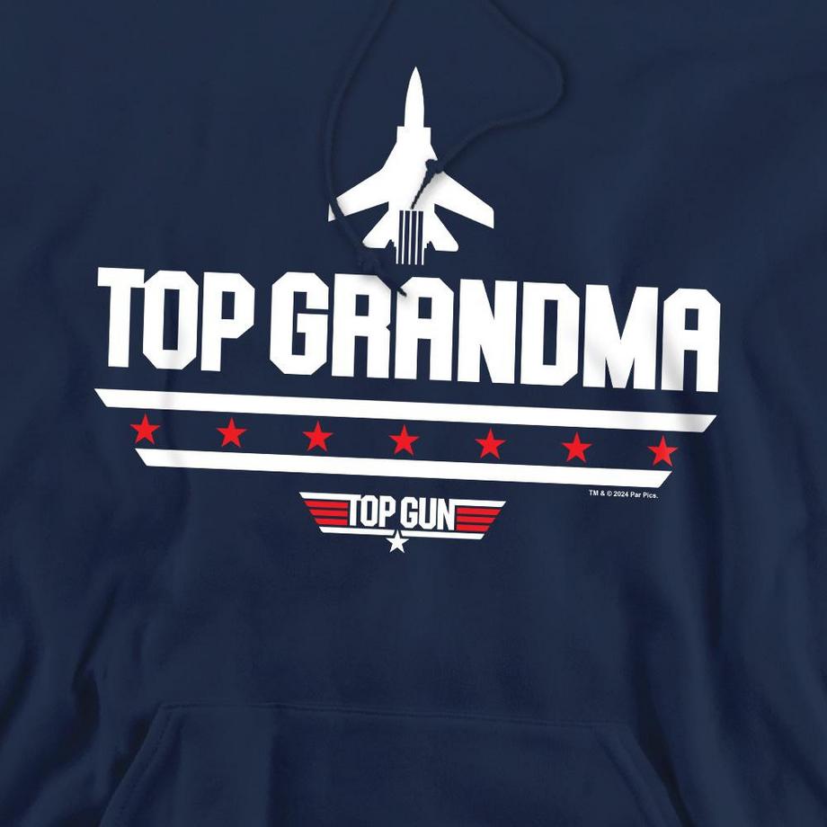 Top Gun Top Grandma Felpa con cappuccio  