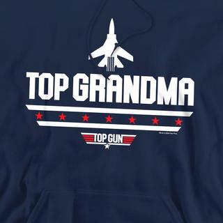 Top Gun Top Grandma Felpa con cappuccio  