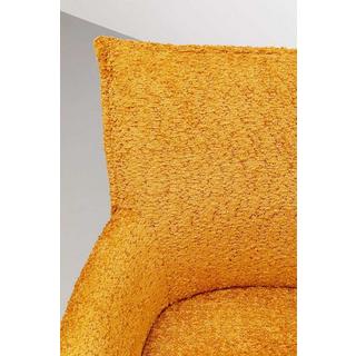 KARE Design Chaise avec accoudoirs Selma orange  