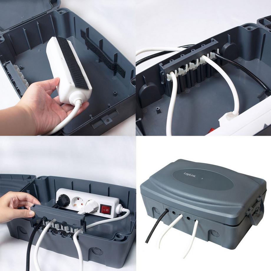 LogiLink  Anschlussdose Outdoor IP54 