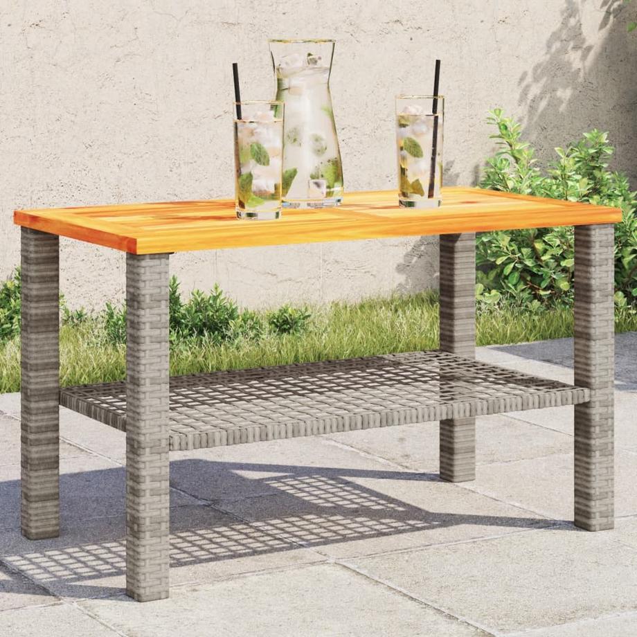 VidaXL Gartentisch poly-rattan  