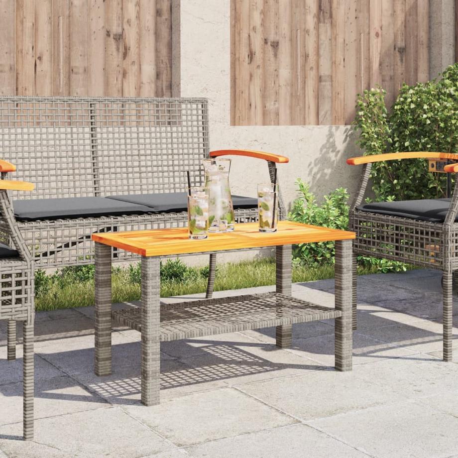 VidaXL Gartentisch poly-rattan  