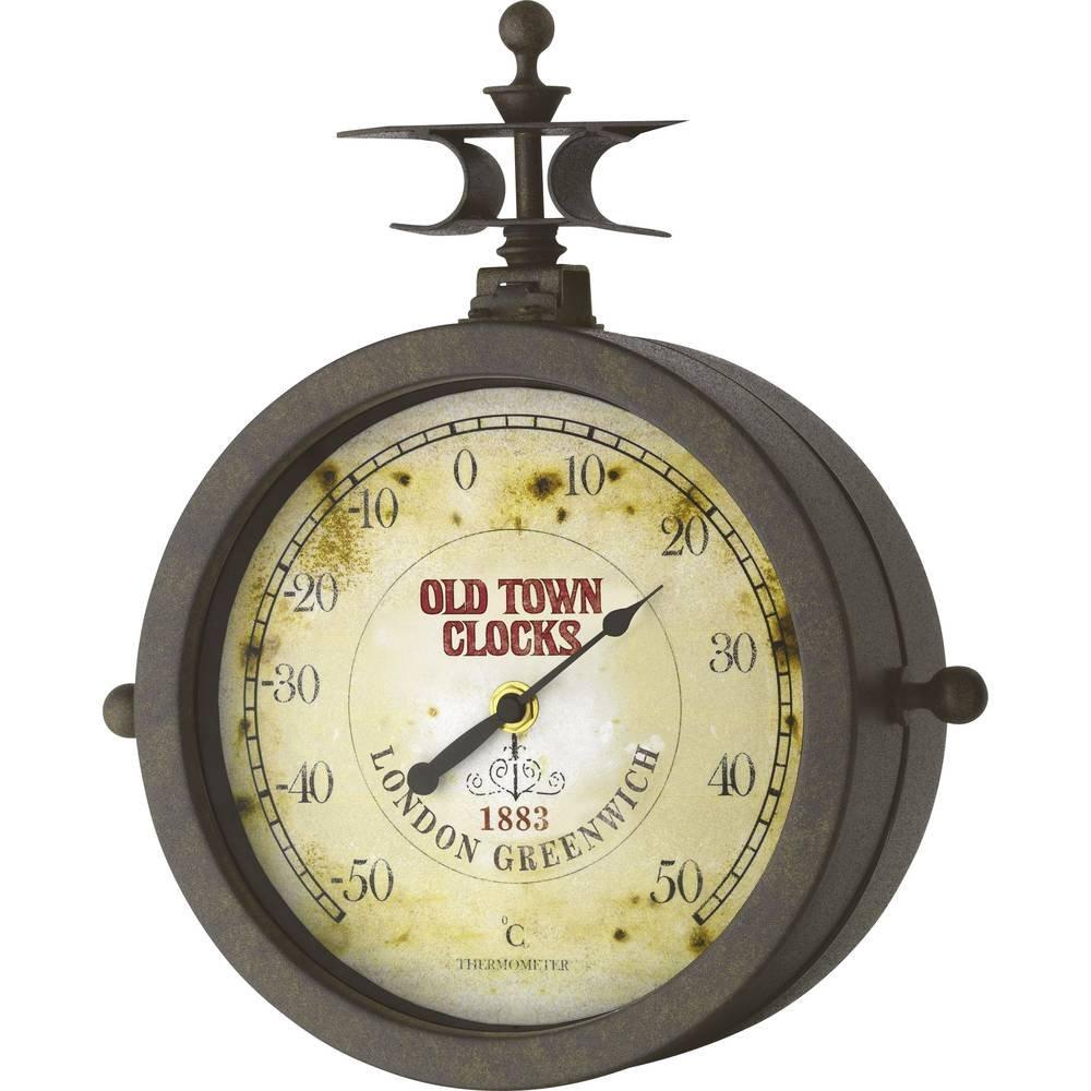 TFA Dostmann Horloge murale et thermomètre rétro OLD TOWN  