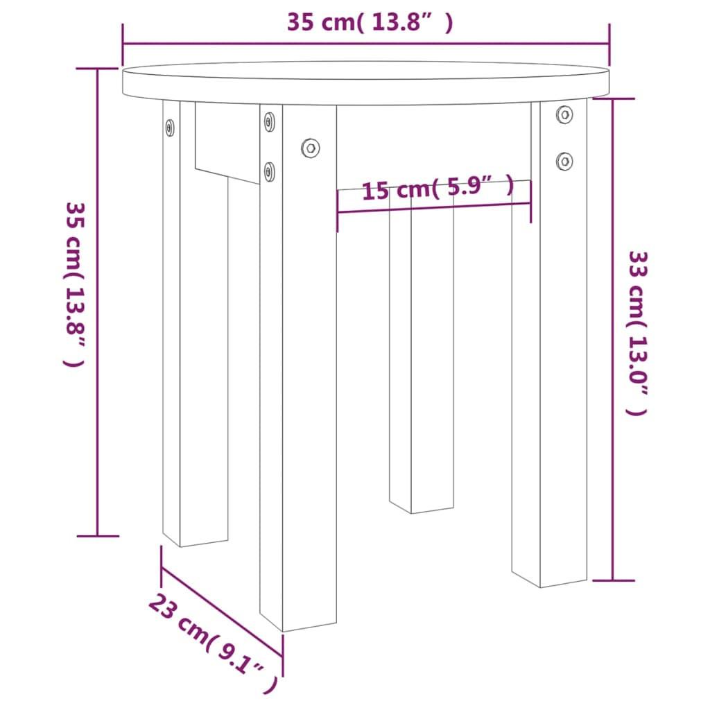 VidaXL Table basse bois  