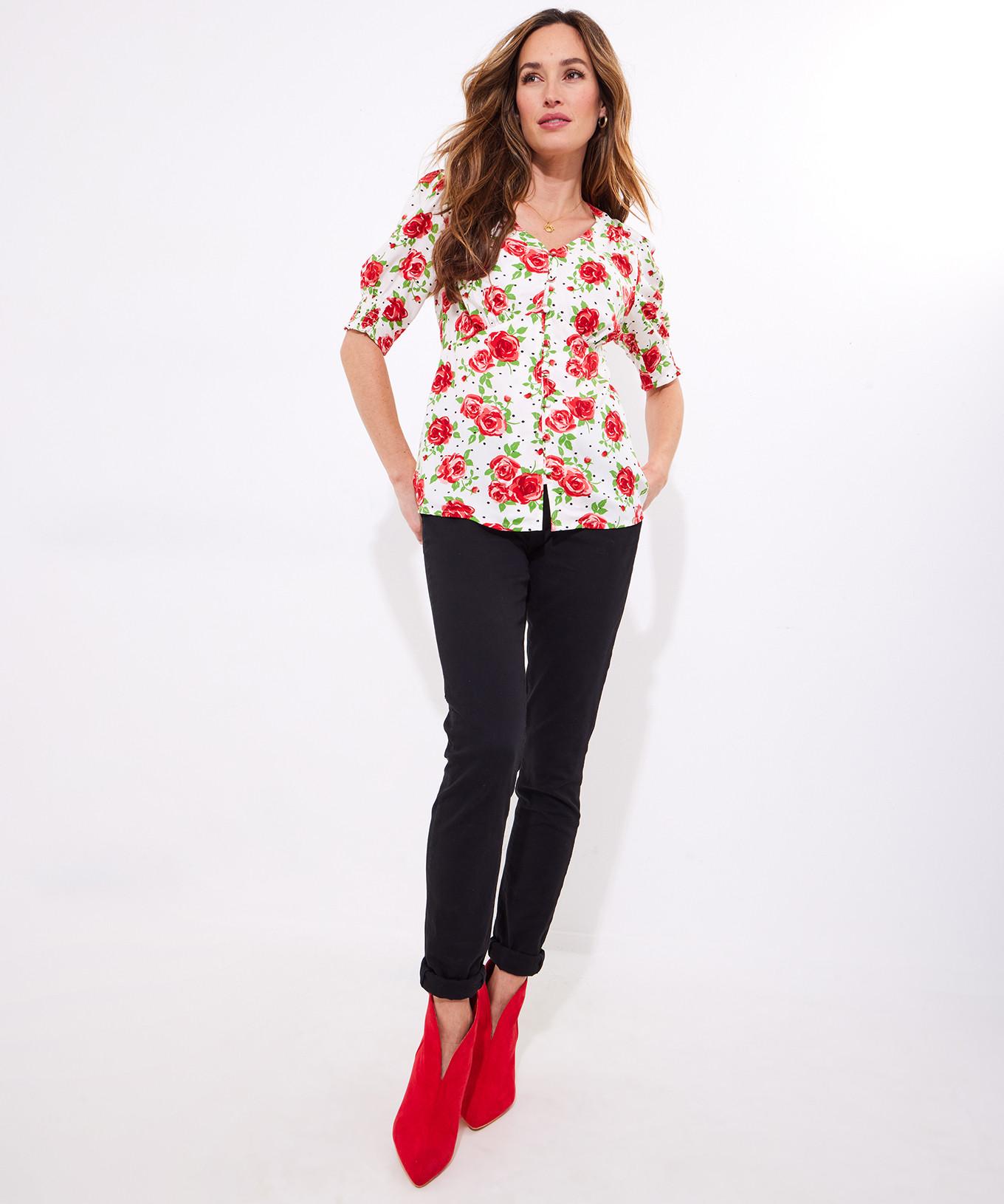 Joe Browns  Rose Pintuck Bluse 