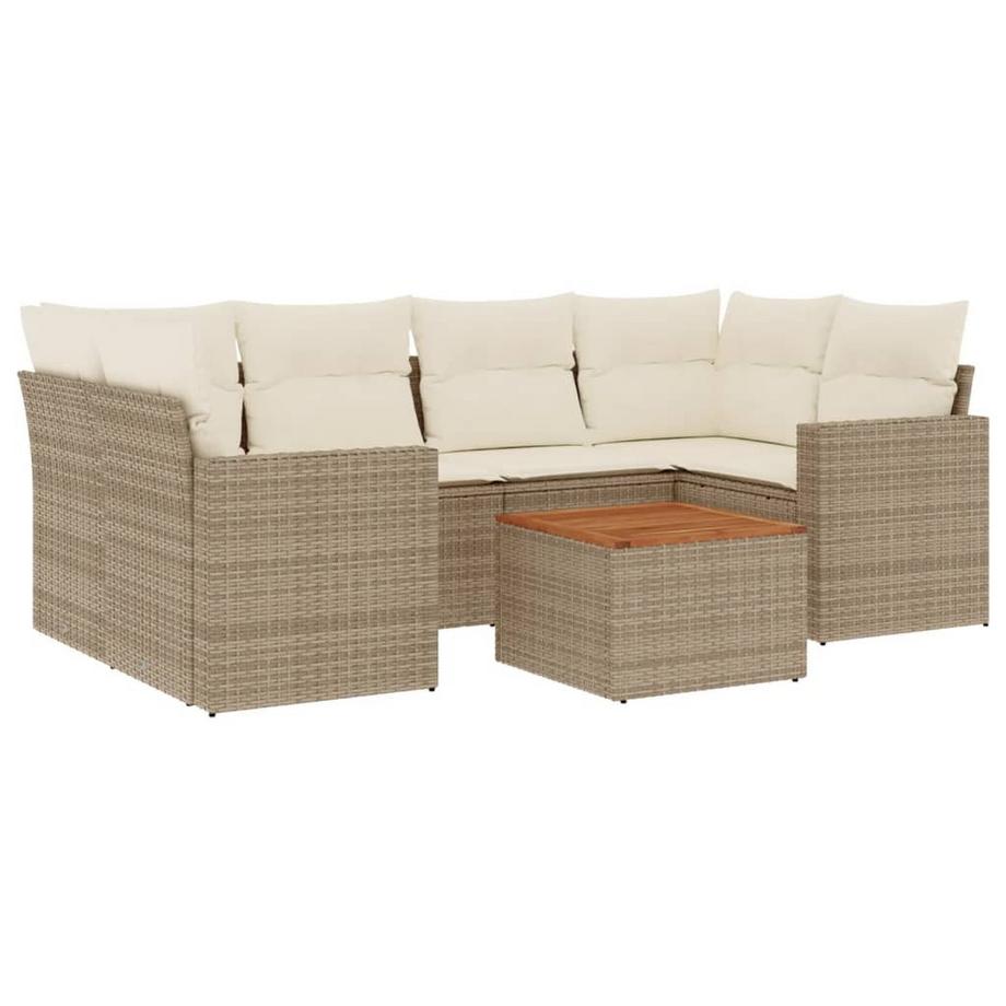 set divano da giardino Polirattan