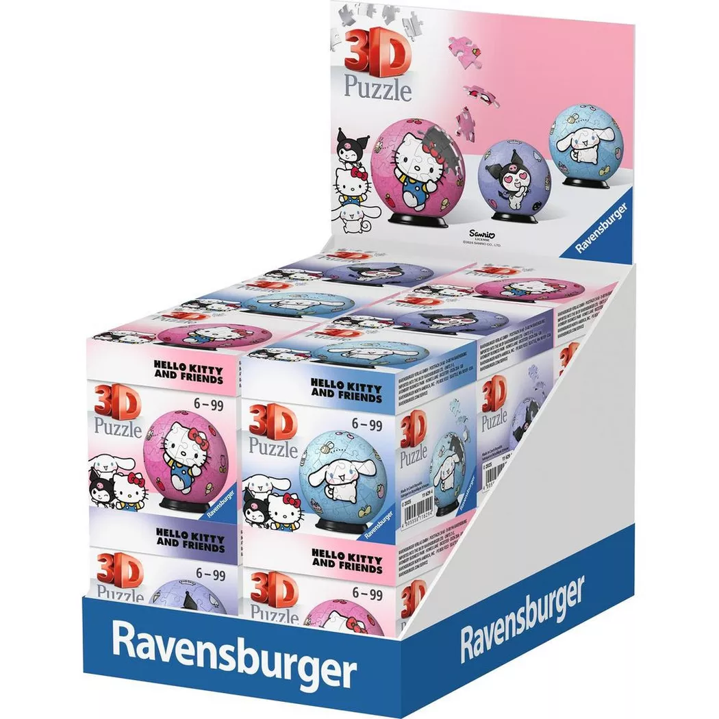 Ravensburger - 3D Puzzle VKK puzzleball Hello Kitty