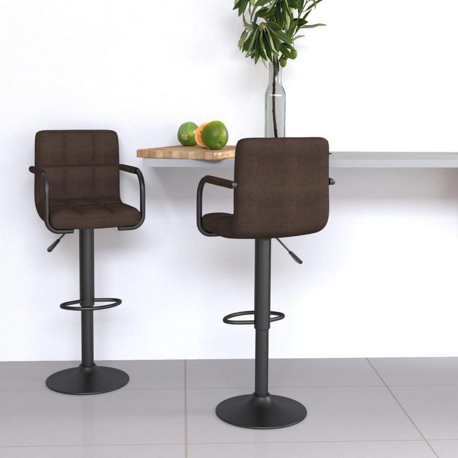VidaXL Tabouret de bar tissu  