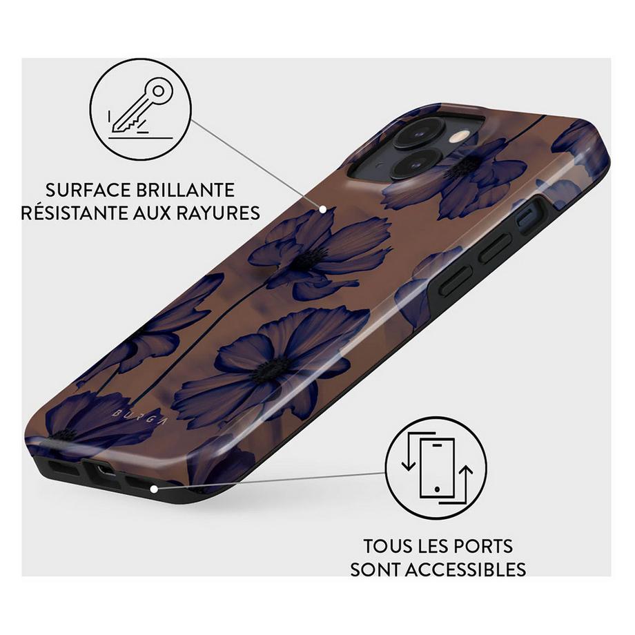 Burga  Custodia per iPhone 15 modello Tough Antiurto Velvet Night 