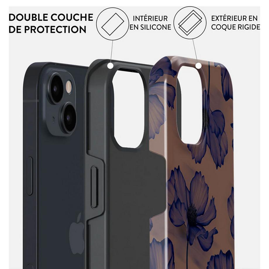 Burga  Custodia per iPhone 15 modello Tough Antiurto Velvet Night 