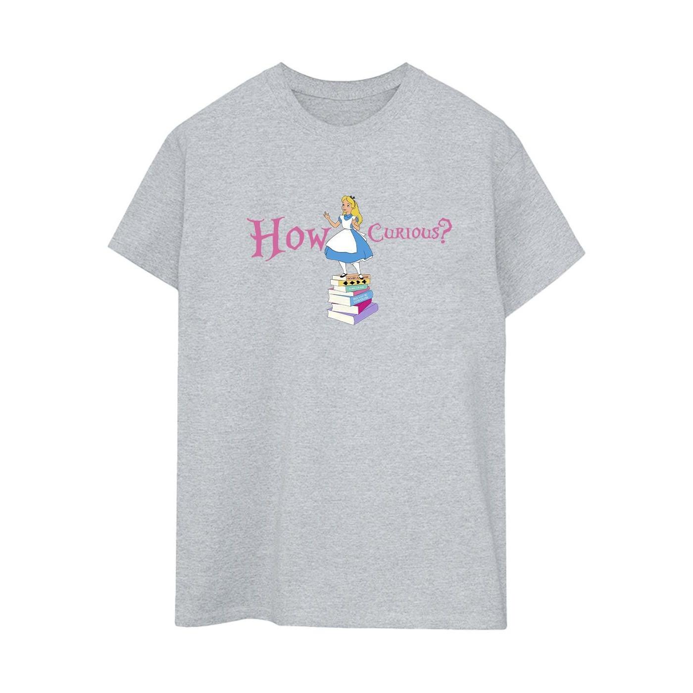 Disney  Tshirt ALICE IN WONDERLAND HOW CURIOUS 